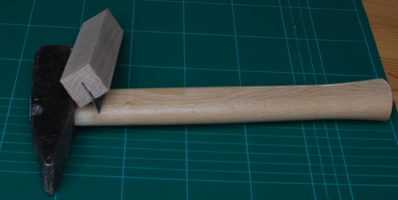 improvised punch tool