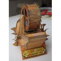 Leonardo da Vinci's paddlewheel ship
