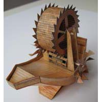 Leonardo da Vinci's paddlewheel ship